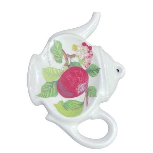 Portmeirion BOTANIC
GARDEN BUTTERFLIES & APPLE TEA
POT Spoon Rest/Holder - Picture 12 of 16